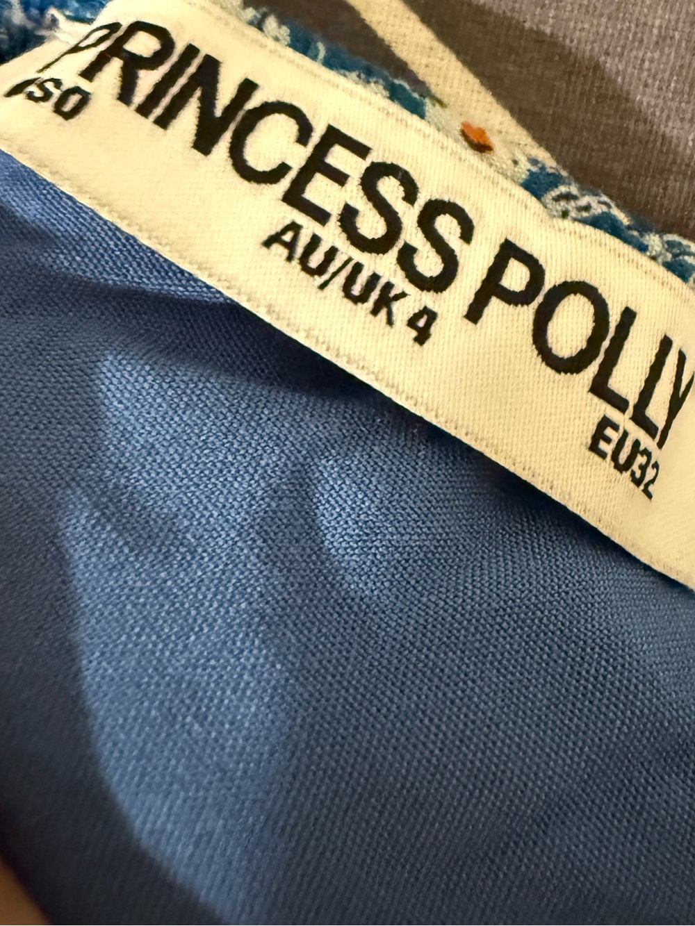 Princess Polly Navy Blue Floral Tie-Back Romper - Picture 2 of 4